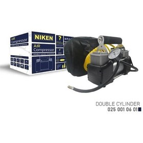 Resim Nıken 0250010601 - Hava Kompresörü Metal Çift Silindir 