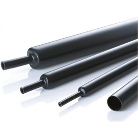 Resim 12.7 Mm Woer Isı Ile Daralan Siyah Makaron (100 Metre Rulo) 