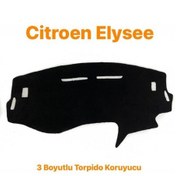 Resim Citroen Elysee 3 Boyutlu Vip Deri Torpido Örtüsü 