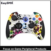 Resim Easysmx Kablosuz Pc Gamepad, Pc Windows İçin Oyun Kumandası, Ps3, Android Tv Kutusu, Turbo Titreşim Fonksiyonu Joystick Kontrolü 