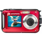 Resim AgfaPhoto Agfa Photo Realishot Wp8000 Fotoğraf Makinesi Kırmızı 