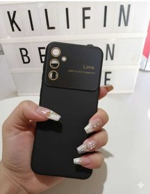 Resim Samsung Uyumlu A 14 Kamera Lensli Kılıf Modeli Siyah 