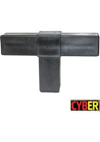 Resim 40X40 Plastik Üçlü Profil Birleştirici T Model 
