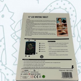 Resim Hediyelik Renkli Writing Tablet Lcd 12Inç Kalemli Çizim Yazı Tahtası Not Yazma Eğitim Tableti - pembe 