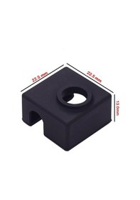 Resim Koodmax 2 Adet 3d Printer E3d-v6 Sıcaklığa Dayanıklı Mk8/mk9 Alüminyum Isıtıcı Blok Silikon Kılıfı - Siyah 