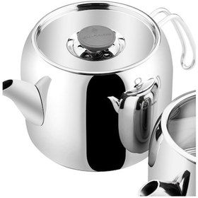 Resim Sofram Soft Orta Boy Çaydanlık Takımı Gümüş 