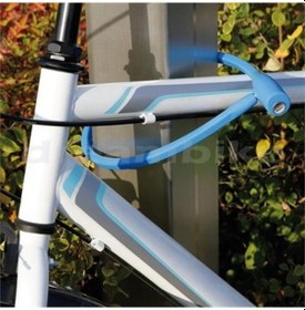 Resim Lampa Yeşil Silikon Kaplı Bisiklet Kilidi Anahtarlı 293730 