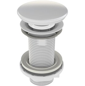 Resim İz Yapı Taşmasız Aç Kapa Körüklü Lavabo Sifonu Seramik Beyaz 