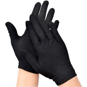 Resim Axe Sportswear Unisex Siyah Bando Garson Pandomim Gösteri Merasim Tören Eldiveni Siyah 