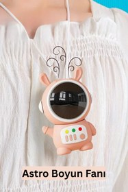 Resim Abbruch By Sabron Şarjlı Mini Boyun Fanı Ve Masa Fanı Soğutucu Pervane Taşınabilir Şarj Edilebilir 