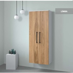 Resim Denko Limba 60 Cm Mdf Çok Amaçlı Banyo Boy Dolabı Takım 