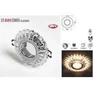 Resim Uray Home CT-6594 Sümbül Cam Spot(Ampulsuz) 