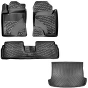 Resim Toyota Uyumlu Verso 3D Havuzlu Paspas + Bagaj Havuzu 2004-2009 Arası N11.1969 