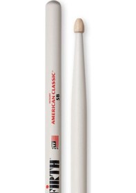 Resim Vıcfırth V5bw Baget çift 5b Wood Whıte. Hıckory. 0.595"x16". M 