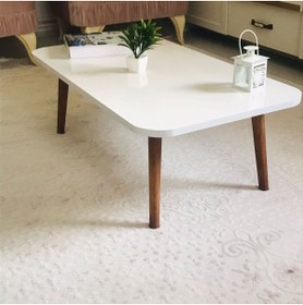 Resim EKOÇ WOOD DESİNG Rengibiz Orta Sehpa Ders Çalışma Sehpası Laptop Sehpası 