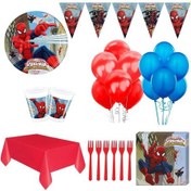 Resim Spiderman Örümcek Adam Doğum Günü Konsepti Parti Malzemeleri Seti N11.11059 