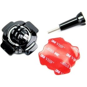 Resim Gopro Uyumlu 360 Derece Dönebilen Kask Aparatı Çok Renkli 