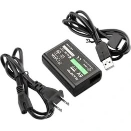 Resim Ecovibe Psp Vita Adaptör Psp Vita Şarj Cihazı Psp Vita 5 Volt 1500 Mah Adaptör 