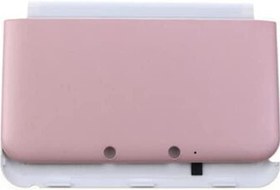 Resim 3DS XL / 3DS LL Oyun Konsolu (Pembe) için Ön Arka Ön Panel Plakaları Üst ve Alt Pil Muhafazası Kabuk Kılıf Kapağı 