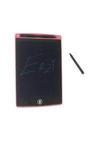 Resim Çocuk Yazı Tahtası Dijital Ekran Kalemli 20 15 Cm Pembe 