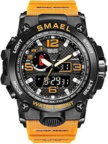 Resim SMAEL Erkek Spor İzle Büyük Kadran Analog Dijital Saatler Erkekler için Açık Moda Casual İzle 