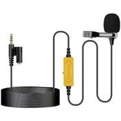 Resim 7ryms S.lav 01 Kollu Mikrofon - Tam Yönlü , 3.5mm Trrs Bağlantı, 6m Kablolu, Canlı Akışta Gerçek Zamanlı İzleme 