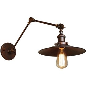 Resim MYLİGHTS BAKIR ESKİTME ÜÇ MAFSALI AKROBAT APLİK 23 CM EN Siyah 