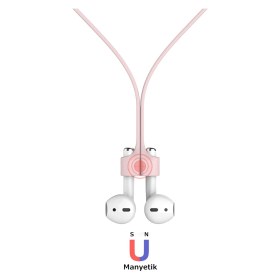 Resim Hype Store Uyumlu Mıknatıslı Kulaklık Askısı - Boyun Askısı - 1-2-3 Pro Uyumlu - Silikon Kordon - 74CM - Spor & 