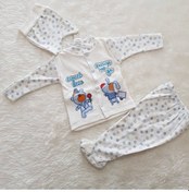 Resim Candysbebe Bebek 3 Parça Pijama Takımı 0-3 Ay 