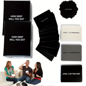 Resim Nasıl Derine İtmeyi İçerirsiniz? Parti İçin Konuşma Kart Oyunu Seti - Derin Bağlantı Soruları, Buz Kırıcılar, İftiralar, Derine İtmek - Düğün Parti, Bar/Bat Mitzvah, Tailgating, Mezuniyet, Noel İçin Mükemmel - Elektrik Gerektirmez, Prop Banknotları Yok, Halloween, Noel Etkinliği ve Parti Malzemeleri İçin Tüyü Yok 