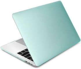 Resim McStorey MacBook Air 13.6 İnç Kılıf A2681 A3113 A3240 A3449 M2 M3 M4 M5 Uyumlu Mat Buzlu Şeffaf Sert Kapak İnce Hard Case Açık Yeşil 