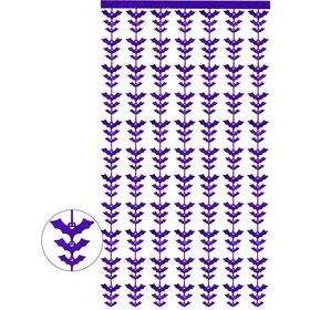 Resim Sones Cadılar Bayramı Dekoratif Yarasa İpli Bayrak Kapı Perdesi Parti Sahnesi Düzeni Aksesuarları Mor 3+ 
