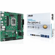 Resim ASUS Pro Q870M-C-CSM DDR5 (6400MHz)OC M.2 HDMI/DP/USB-C PCIe 4.0 1851P mATX Anakart 