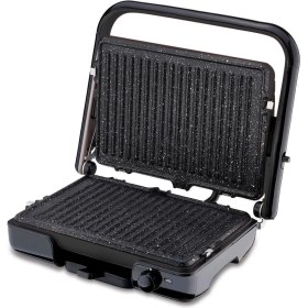 Resim Özbience Pratik ve Şık Tost Makinesi, Siyah Renk, Hızlı ve Eşit Kızartma 