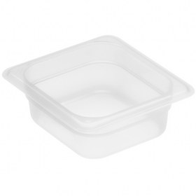 Resim Polipropilen GN Küvet 1/6 - Yarı Saydam - Yükseklik: 65 mm | CAMBRO - (6 adet) 