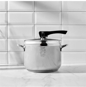 Resim Hisar Bergama Düdüklü Tencere 6 Lt. Altın 