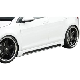 Resim Volkswagen Golf 7 2012 - 2017 Rieger Yan Marşpiyel Seti (Plastik) 