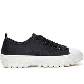 Resim Kadın Siyah Sneaker 