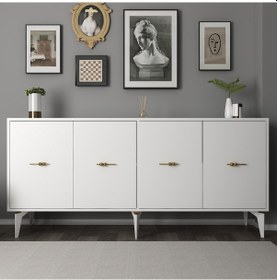 Resim Sintaa 180 Cm Konsol Kx180 Beyaz-beyaz 