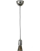 Resim CONANA Sarkıt Lale Duy - KUMAŞ KABLO - (Gümüş Renk) (AMPUL DAHİL DEĞİLDİR) 70cm Plastik 