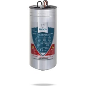 Resim Pofaco Monofaze Silindir Tip Güç Kondansatörü 2.5 Kvar 
