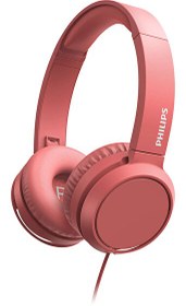 Resim Philips TAH4105RD/00 Kulak Üstü Mikrofonlu Kablolu Kulaklık Kırmızı Philips