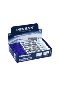 Resim Pensan Tahta Kalemi Yuvarlak Uçlu Mavi Tahta Kalemi 12 Li Paket 