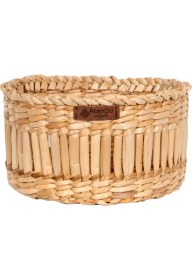 Resim AtanDu Home El Yapımı Doğal Hasır Sepet | 20X12 cm Çok Amaçlı Organizer | Mutfak, Salon, Yatak Odası Düzenleyici 