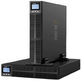 Resim UPRT 11 1 KVA Rack Tower 1000 VA Online Ups 3*7 Ah Akü 5/15 Dakika Güç Kaynağı 