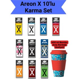 Resim Areon Oto Kokuları 10'lu Set 10 Farklı Koku Asma Koku Özelliği ile Ferahlatıcı Deneyim 