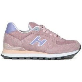 Resim Hammer Jack 102 19250-m Peru Pembe Hakiki Deri Erkek Spor Ayakkabı Pembe 