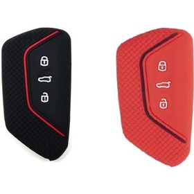 Resim Seat Leon 2021-2025 Silikon Anahtar Kabı Kılıfı (490463940) 