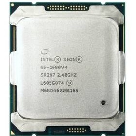 Resim 2.EL Intel CPU SERVER E5-2680 V4 2.4 GHz 14 CORE 28T 35MB CACHE LGA2011-3 FANSIZ TRAY 