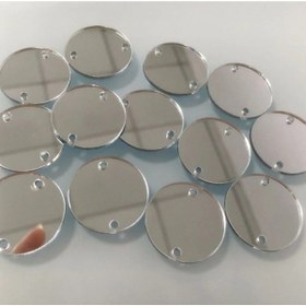 Resim Genel Markalar Kına Hatırası Hazırlamak Için 4cm 20 Adet Akrilik Malzeme Delikli Yapışkanlı 